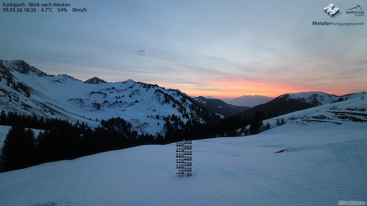 Archiv Foto Webcam Furkajoch - West