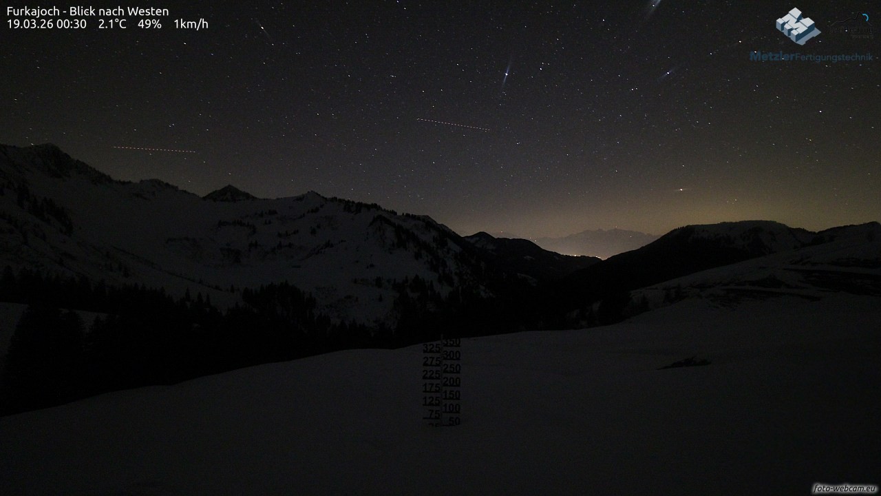 Archiv Foto Webcam Furkajoch - West