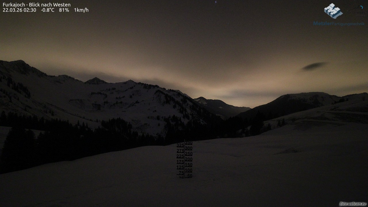 Archiv Foto Webcam Furkajoch - West