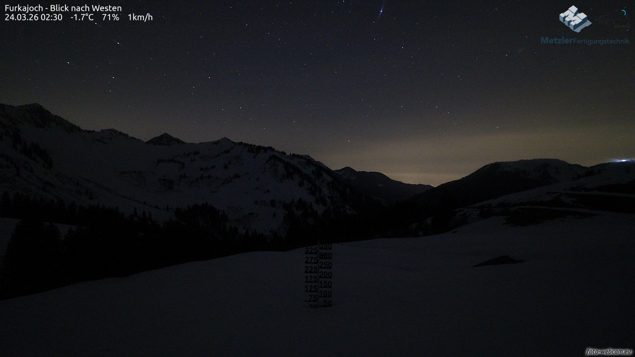 Archiv Foto Webcam Furkajoch - West