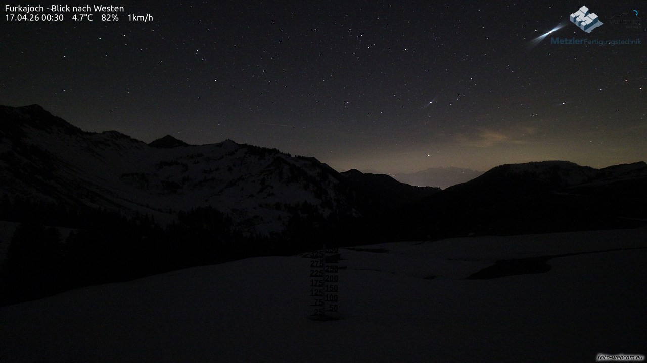 Archiv Foto Webcam Furkajoch - West