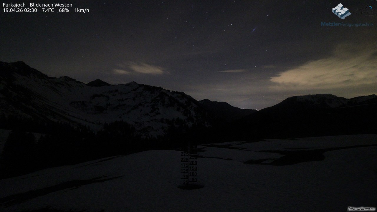 Archiv Foto Webcam Furkajoch - West
