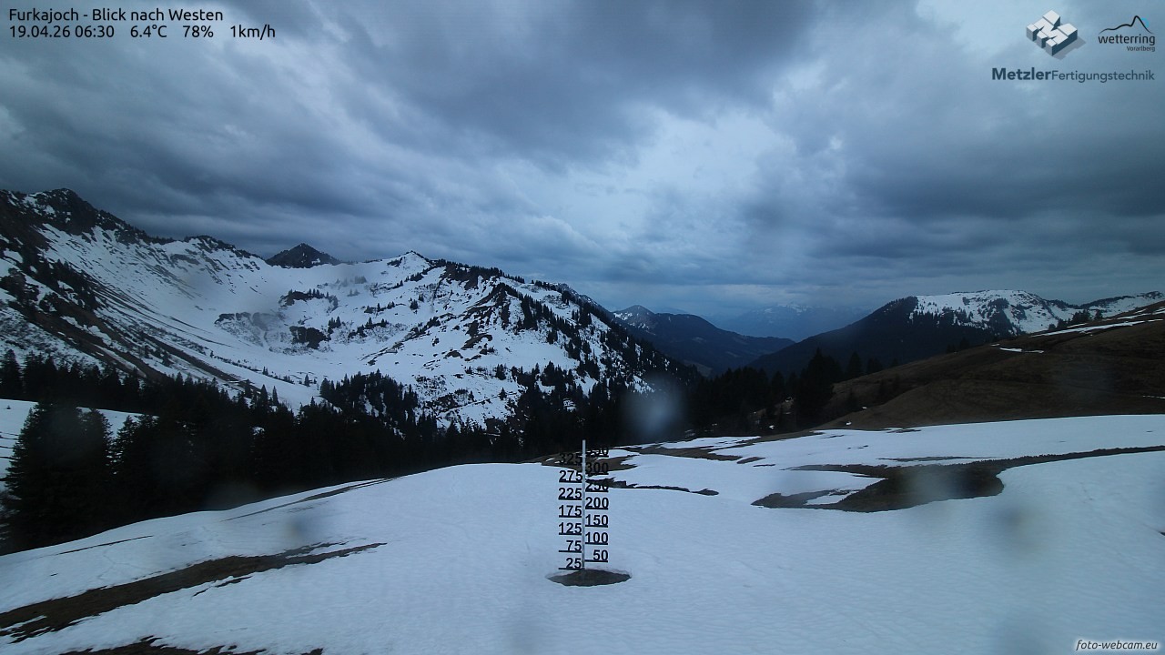 Archiv Foto Webcam Furkajoch - West