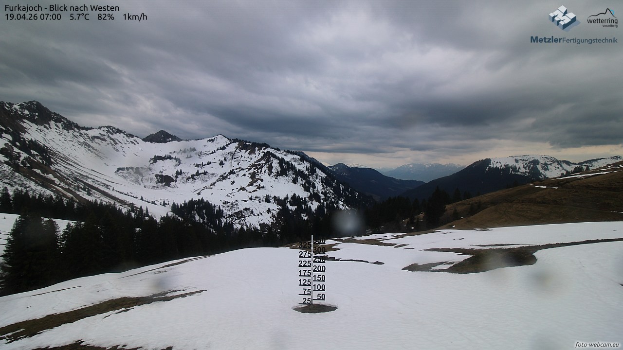 Archiv Foto Webcam Furkajoch - West