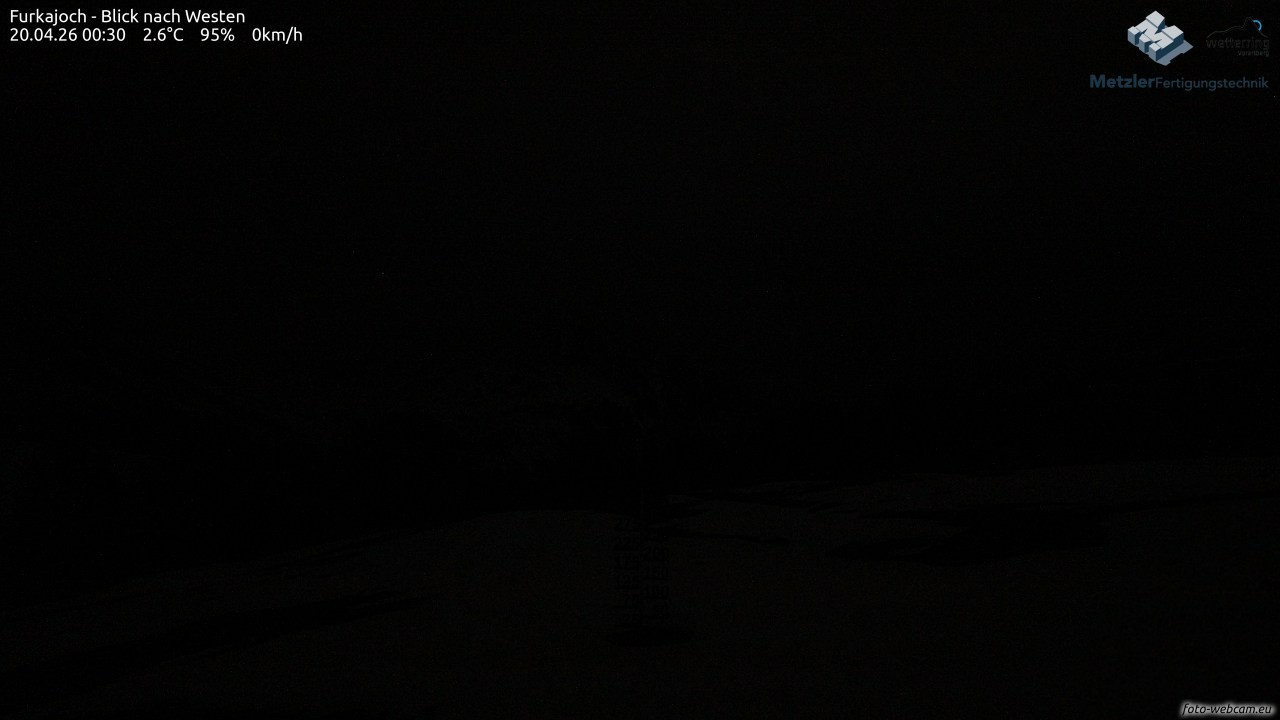 Archiv Foto Webcam Furkajoch - West