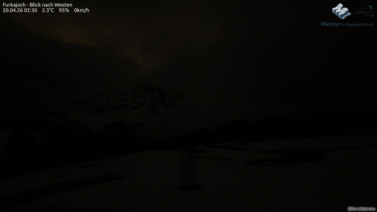 Archiv Foto Webcam Furkajoch - West