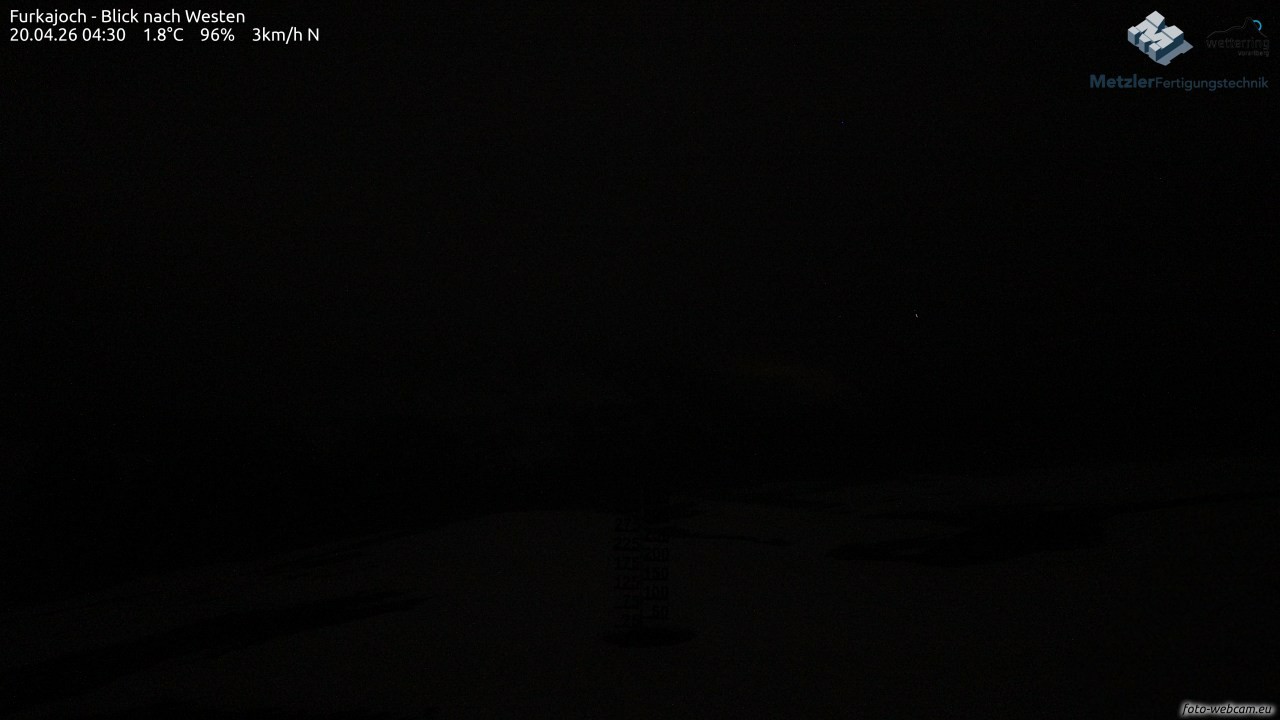 Archiv Foto Webcam Furkajoch - West