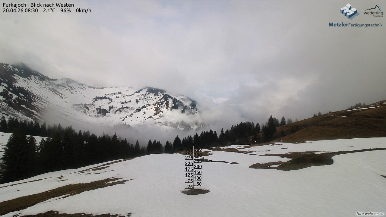 Archiv Foto Webcam Furkajoch - West