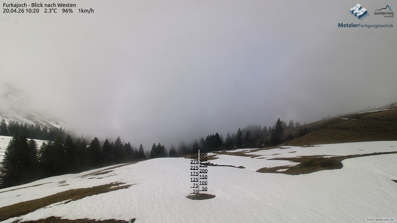 Archiv Foto Webcam Furkajoch - West