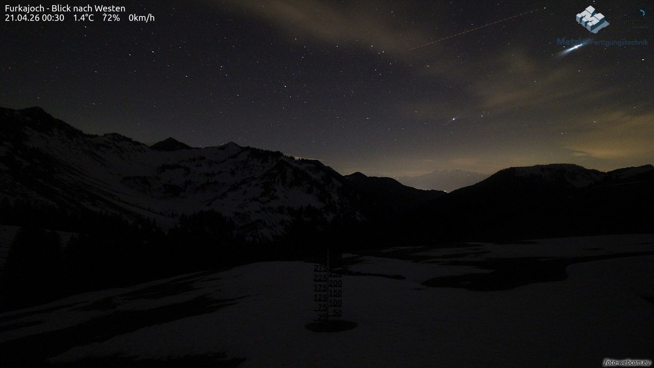 Archiv Foto Webcam Furkajoch - West