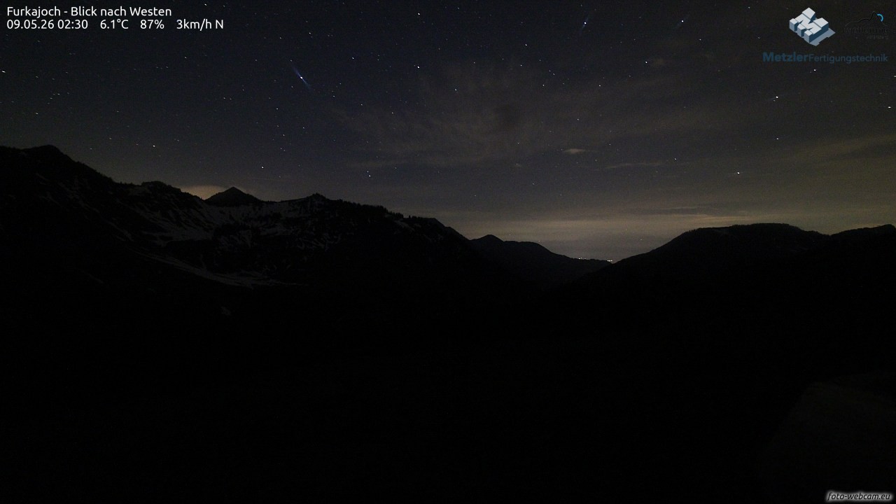 Archiv Foto Webcam Furkajoch - West