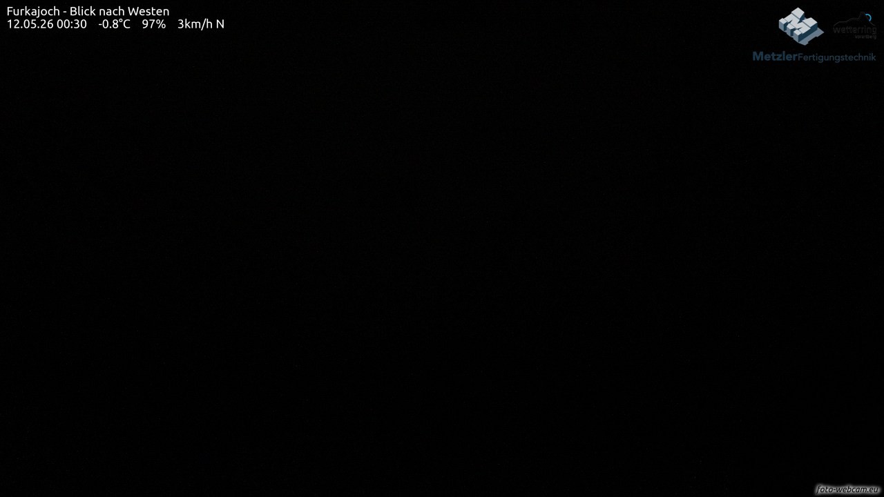 Archiv Foto Webcam Furkajoch - West