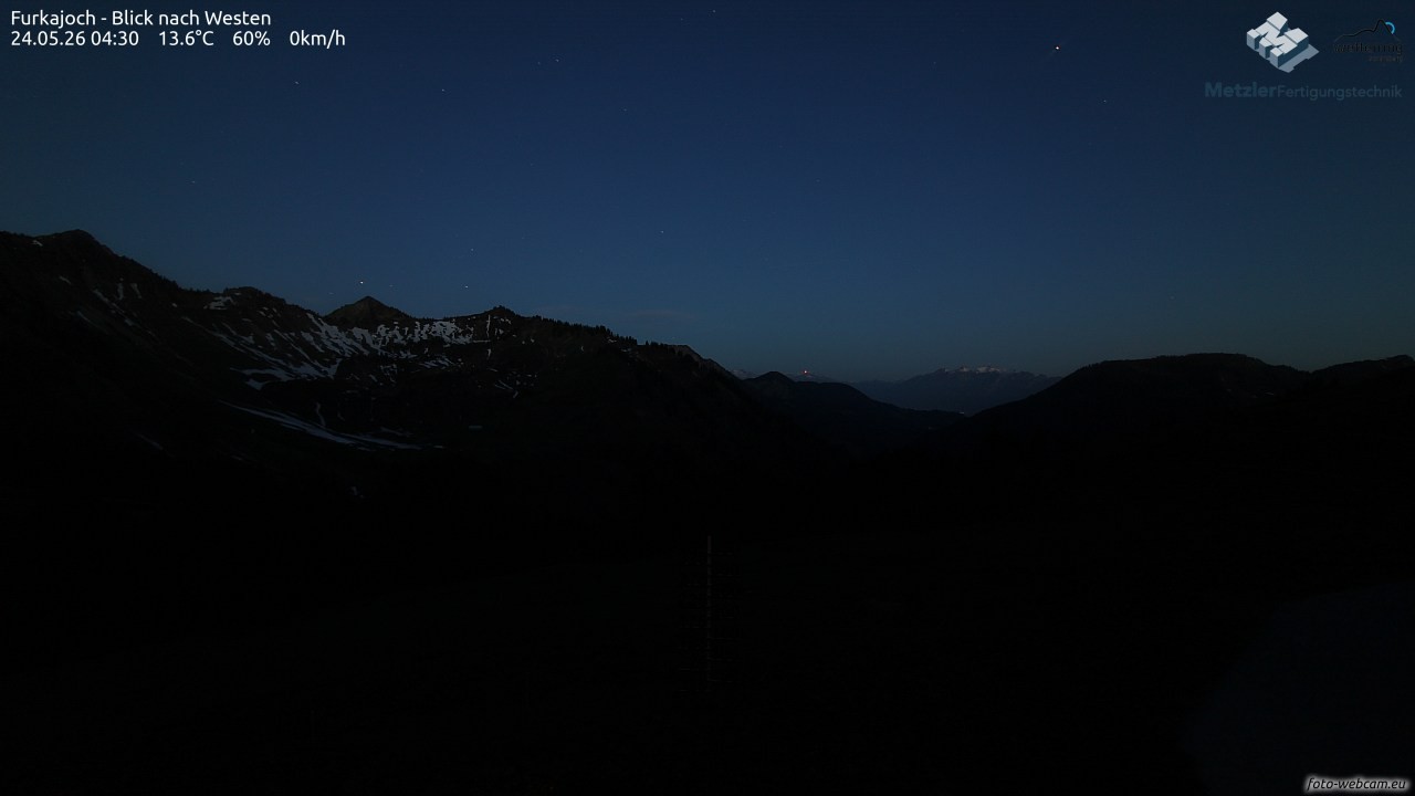 Archiv Foto Webcam Furkajoch - West