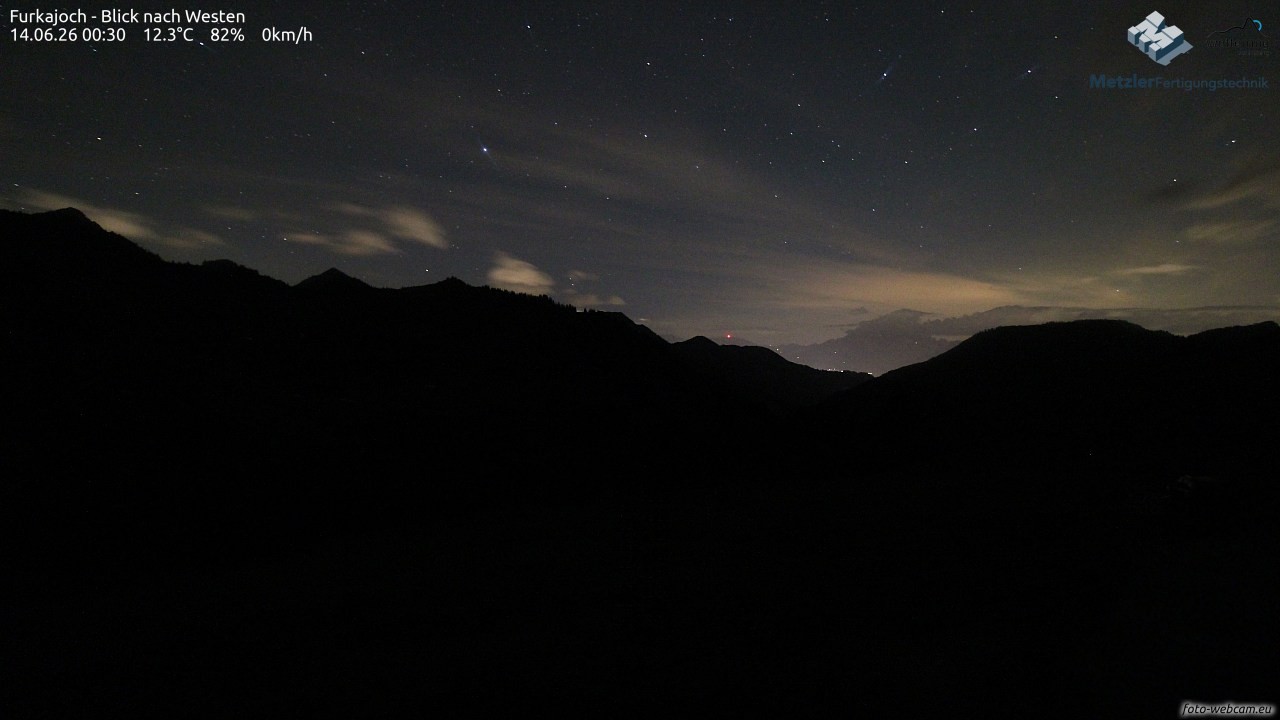 Archiv Foto Webcam Furkajoch - West