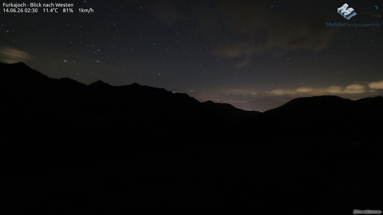 Archiv Foto Webcam Furkajoch - West