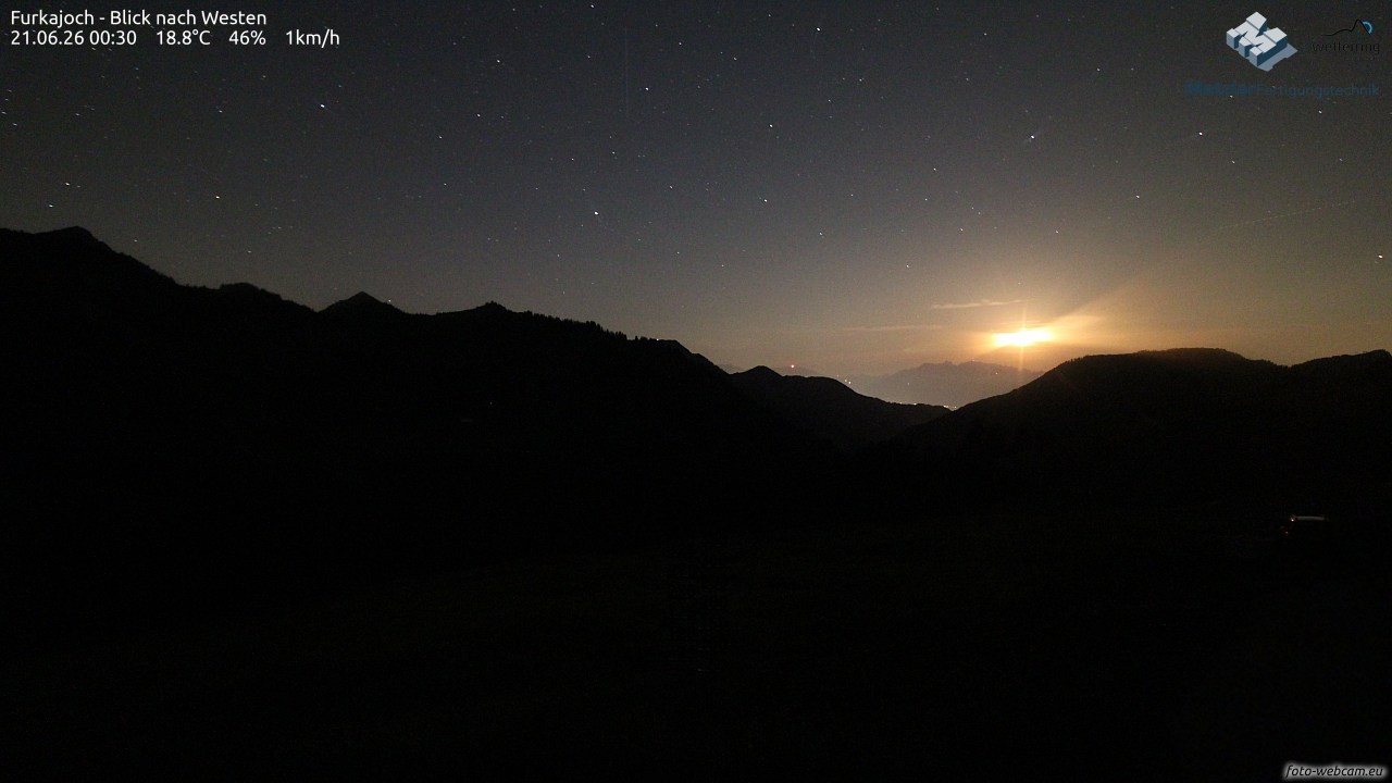 Archiv Foto Webcam Furkajoch - West