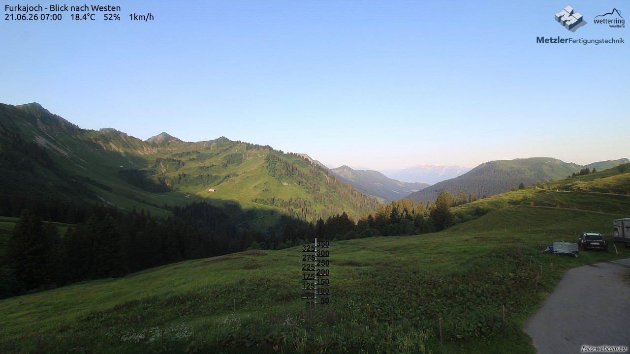 Archiv Foto Webcam Furkajoch - West