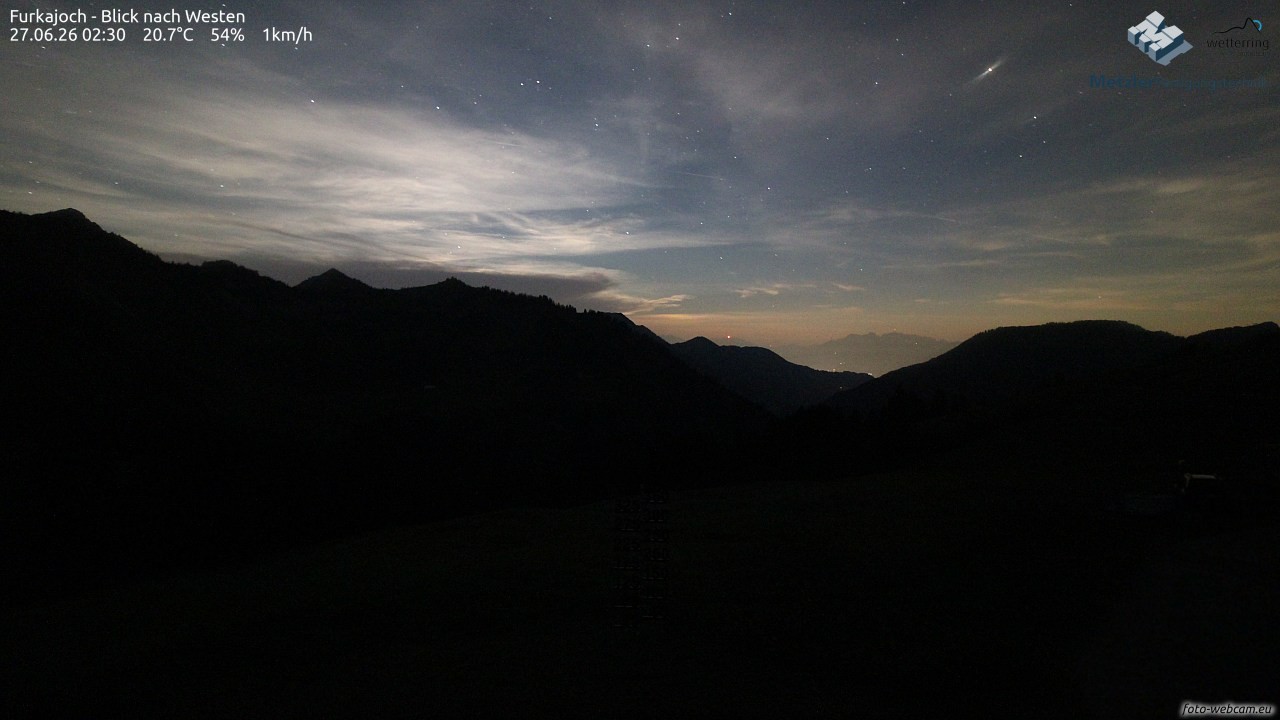 Archiv Foto Webcam Furkajoch - West