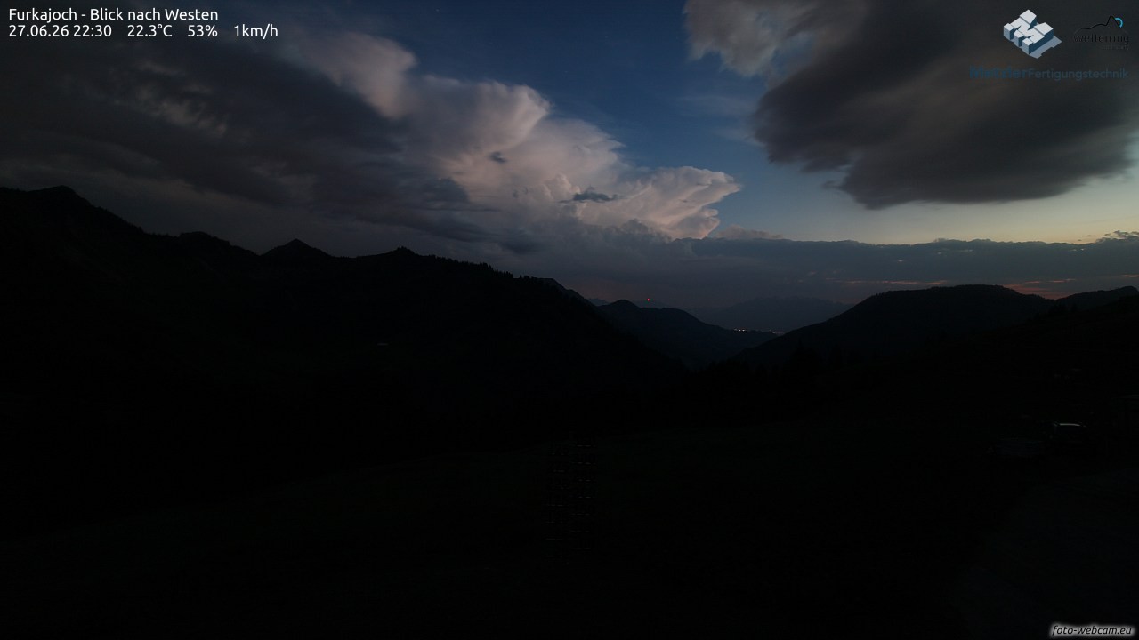 Archiv Foto Webcam Furkajoch - West