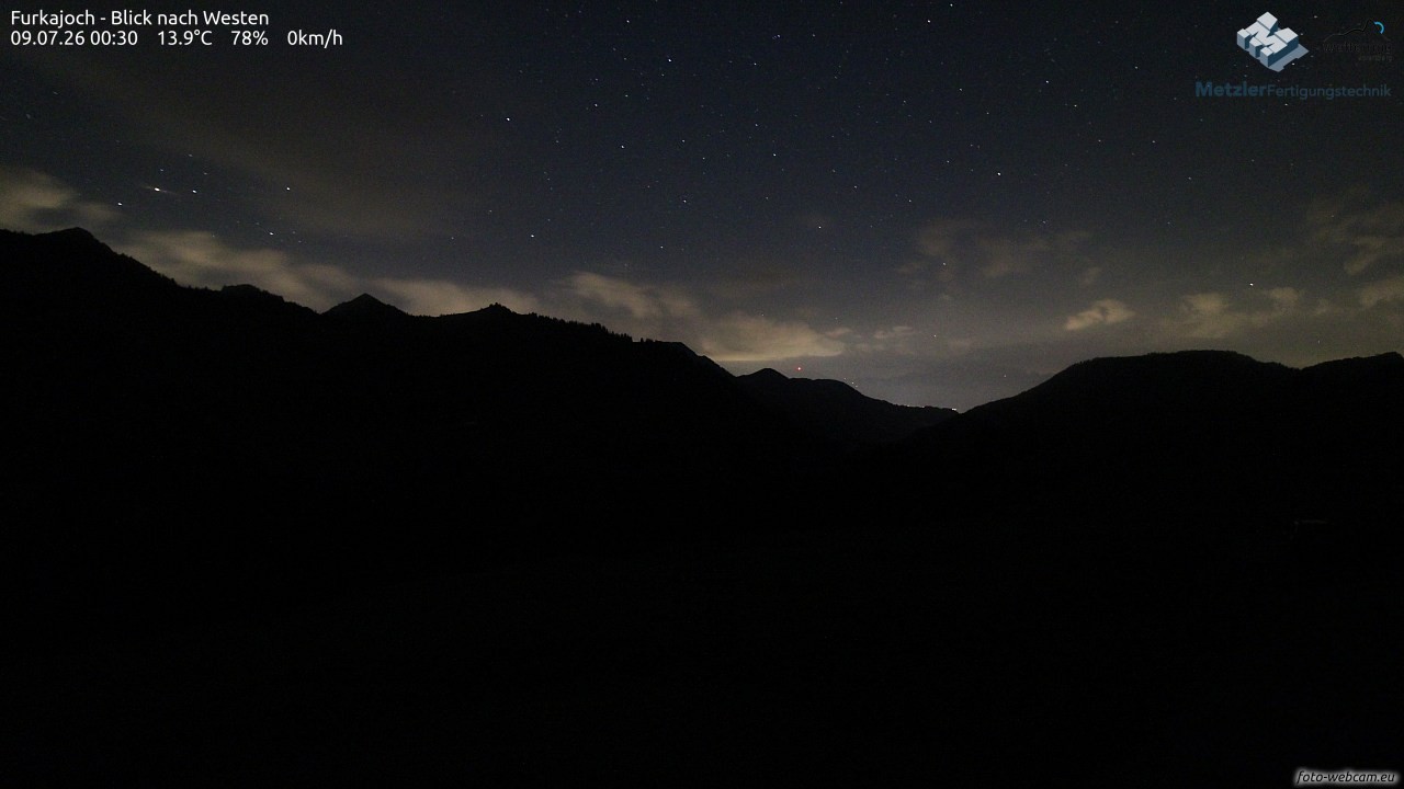 Archiv Foto Webcam Furkajoch - West