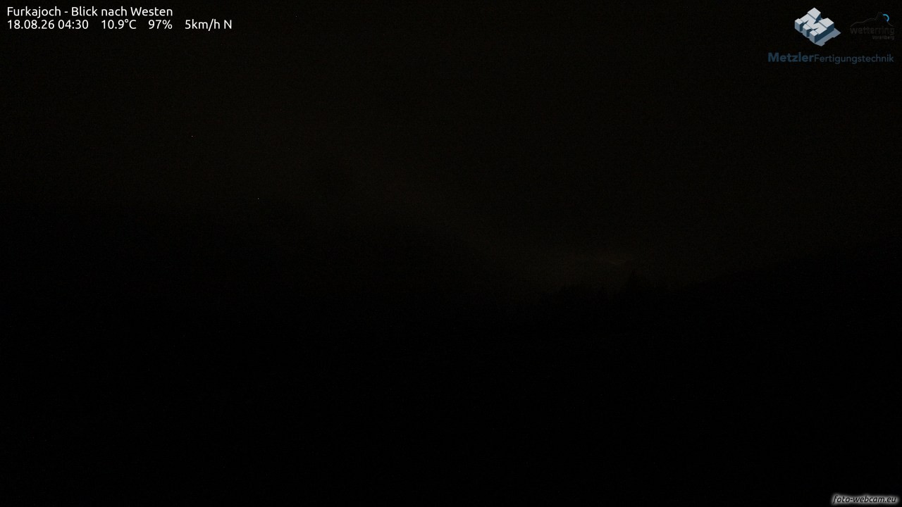 Archiv Foto Webcam Furkajoch - West