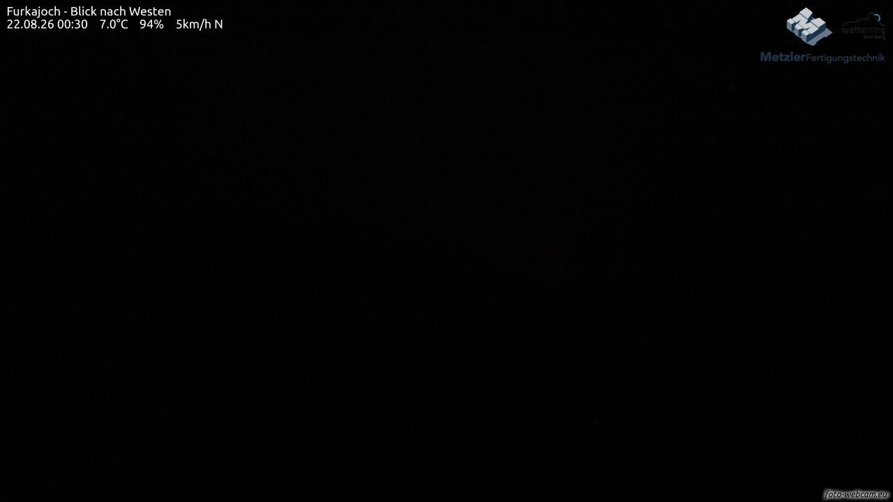 Archiv Foto Webcam Furkajoch - West