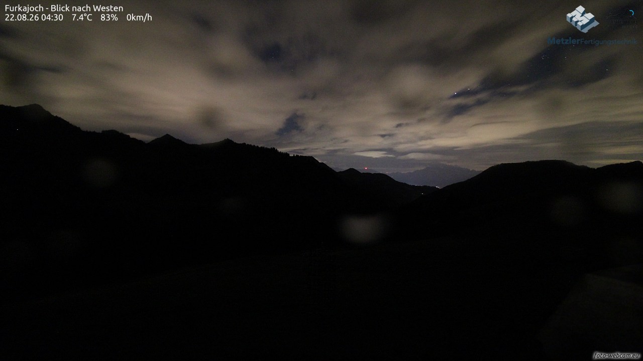 Archiv Foto Webcam Furkajoch - West