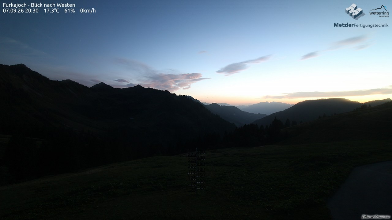 Archiv Foto Webcam Furkajoch - West