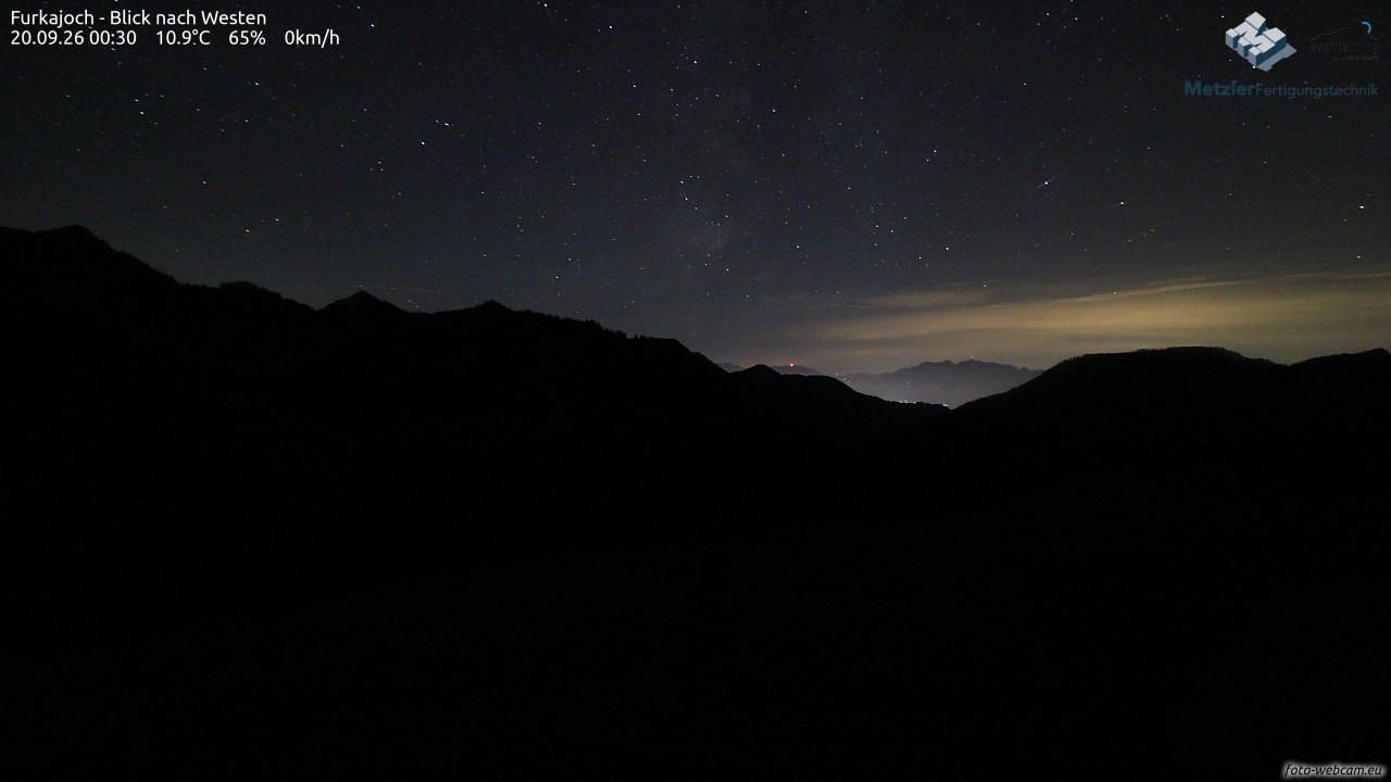 Archiv Foto Webcam Furkajoch - West