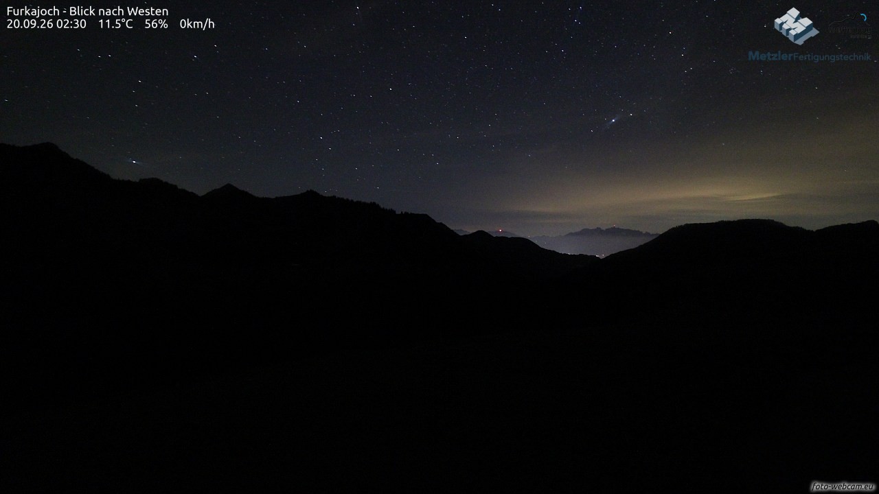 Archiv Foto Webcam Furkajoch - West