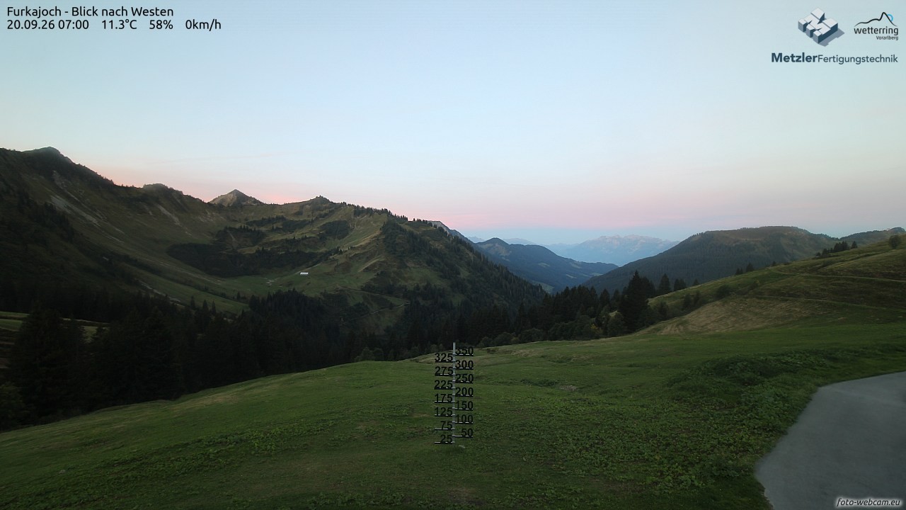 Archiv Foto Webcam Furkajoch - West