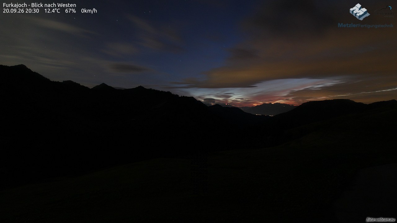 Archiv Foto Webcam Furkajoch - West