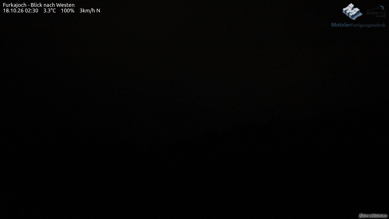Archiv Foto Webcam Furkajoch - West