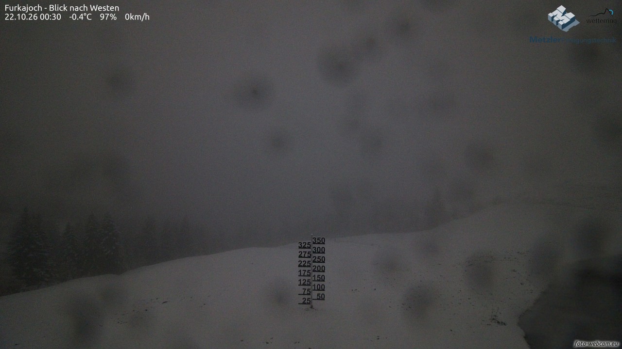 Archiv Foto Webcam Furkajoch - West