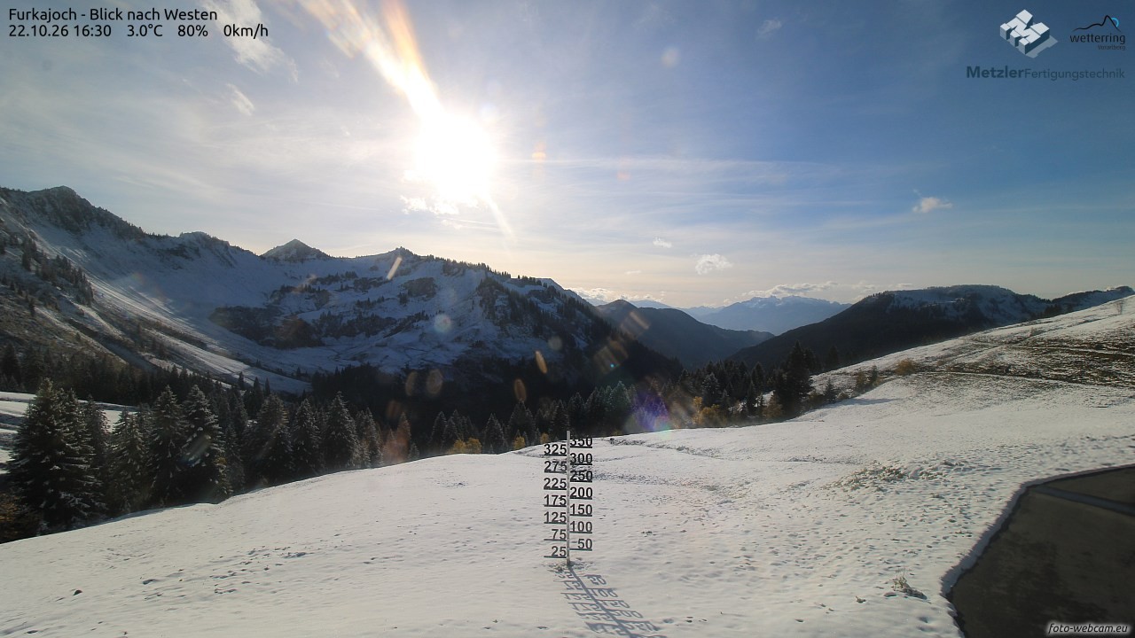 Archiv Foto Webcam Furkajoch - West