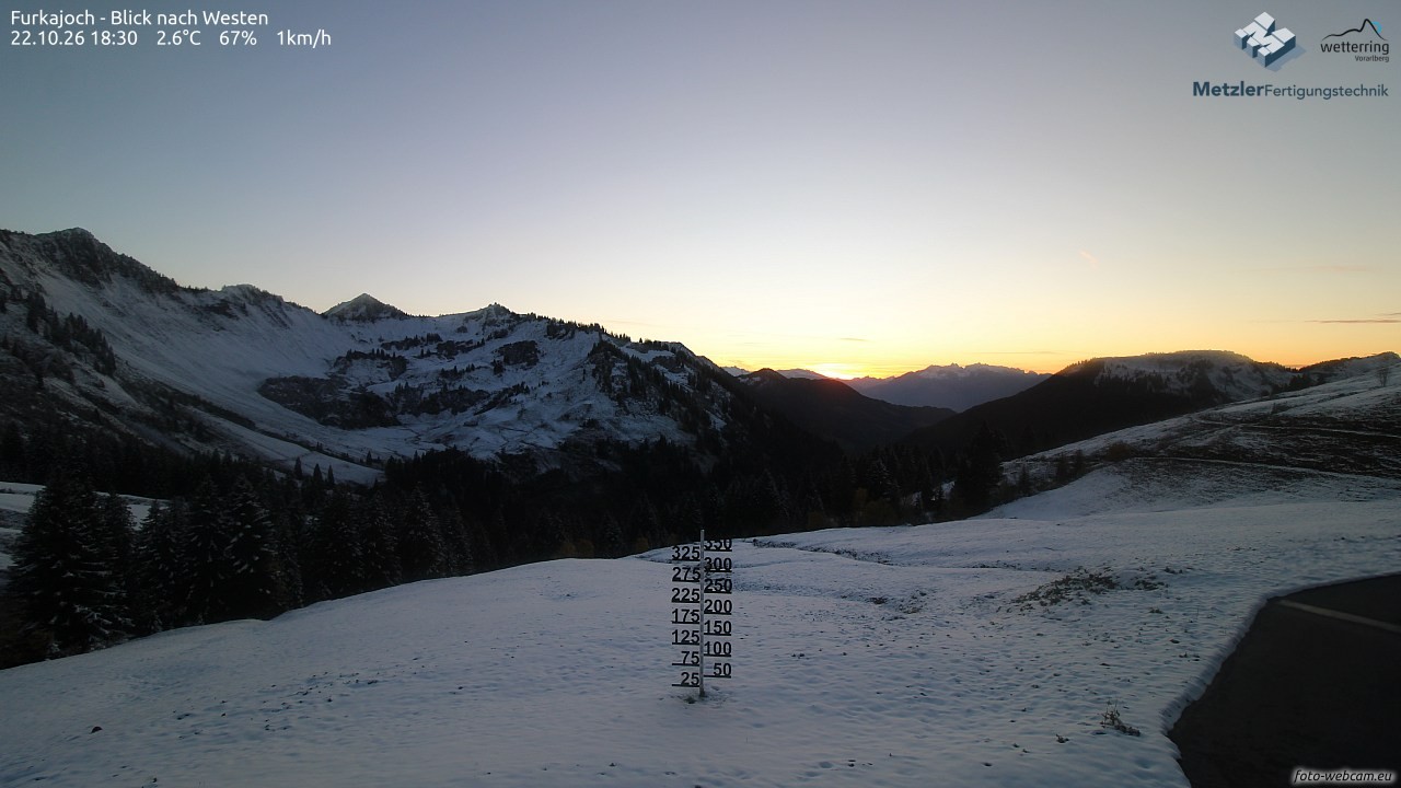 Archiv Foto Webcam Furkajoch - West