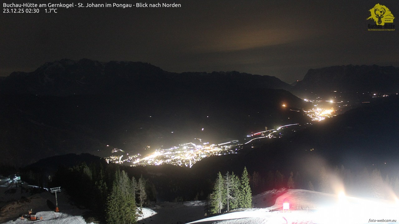 Archiv Foto Webcam Buchau-Hütte am Gernkogel - St. Johann