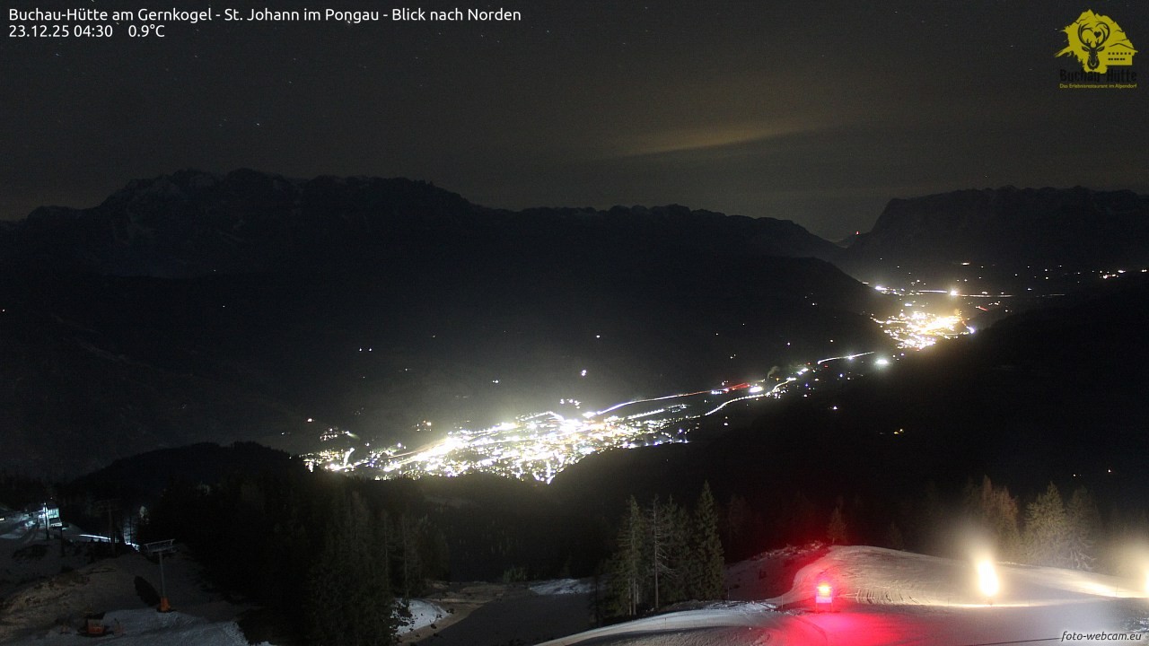 Archiv Foto Webcam Buchau-Hütte am Gernkogel - St. Johann