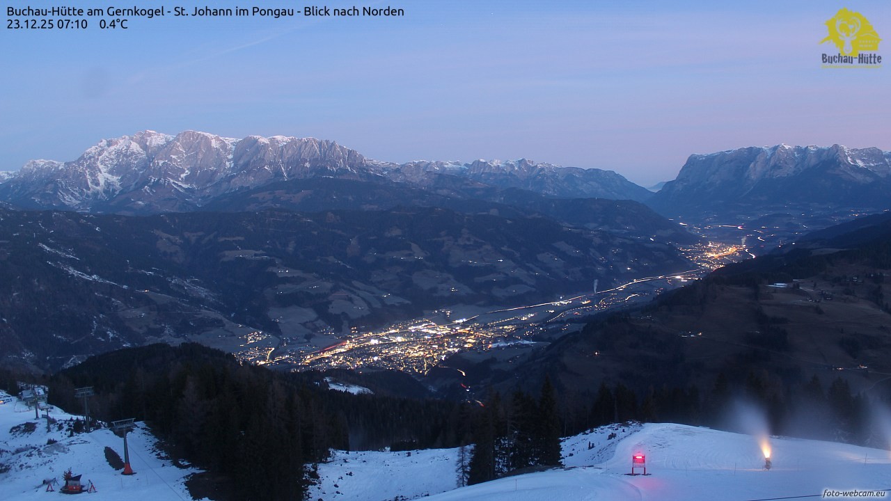 Archiv Foto Webcam Buchau-Hütte am Gernkogel - St. Johann