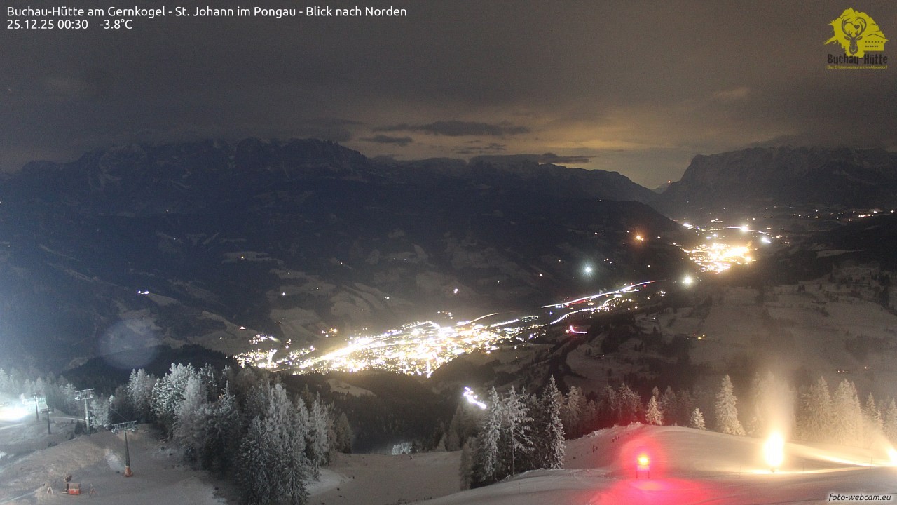Archiv Foto Webcam Buchau-Hütte am Gernkogel - St. Johann