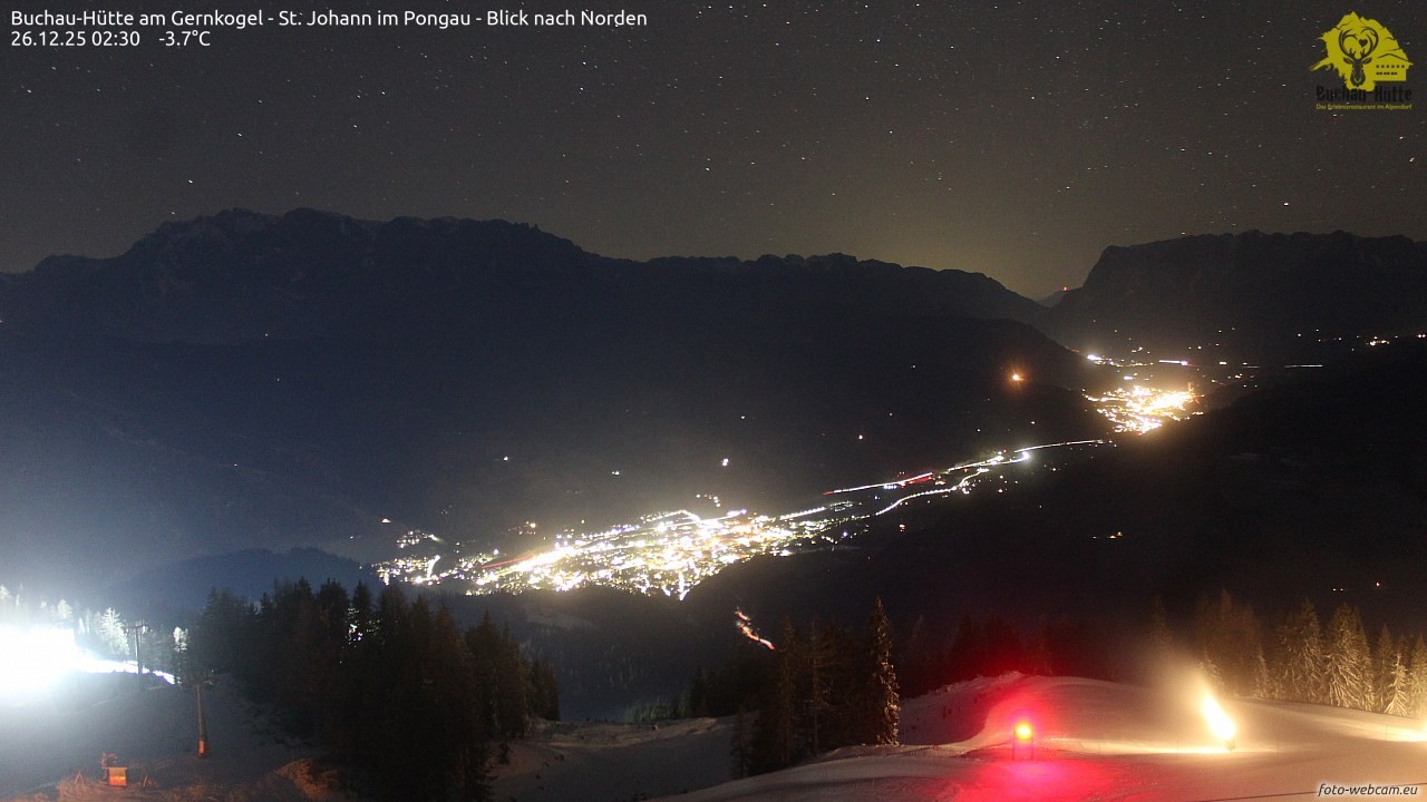 Archiv Foto Webcam Buchau-Hütte am Gernkogel - St. Johann