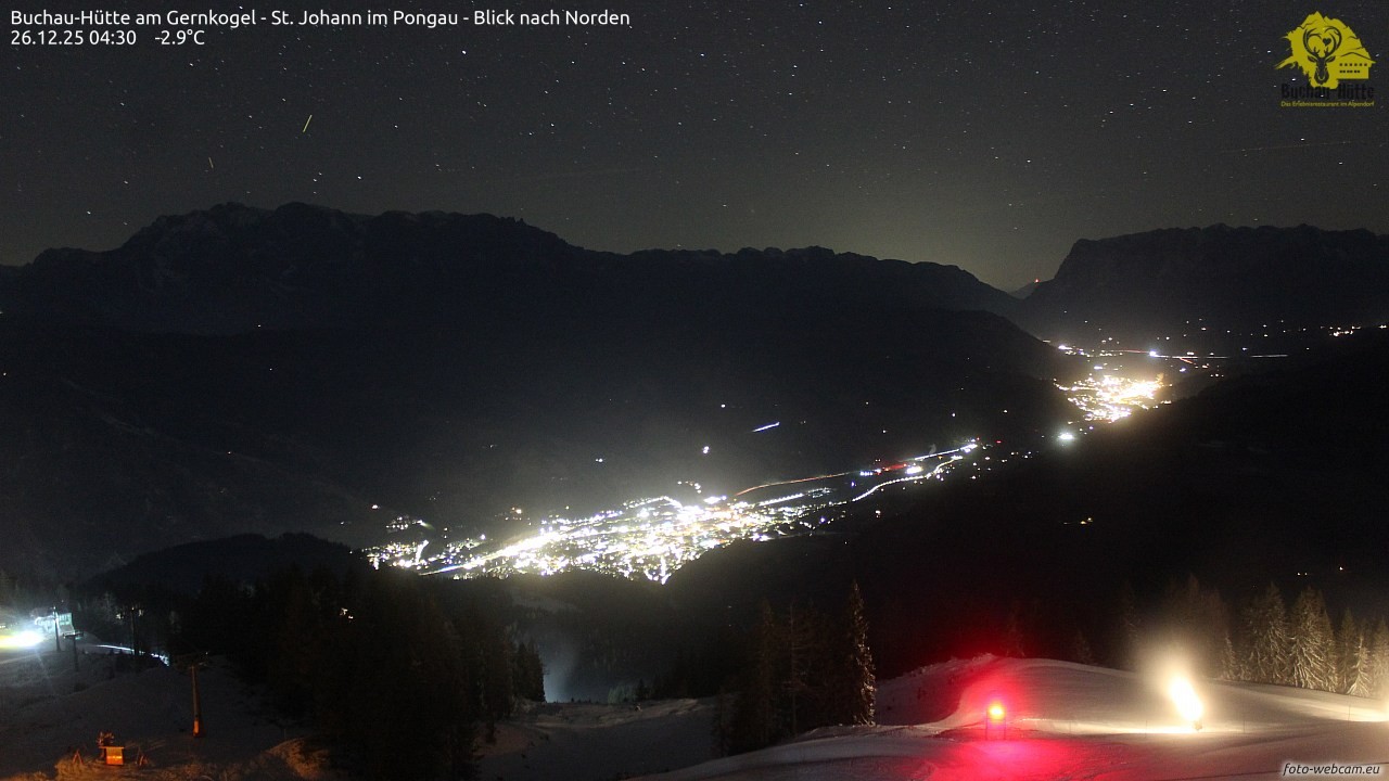 Archiv Foto Webcam Buchau-Hütte am Gernkogel - St. Johann