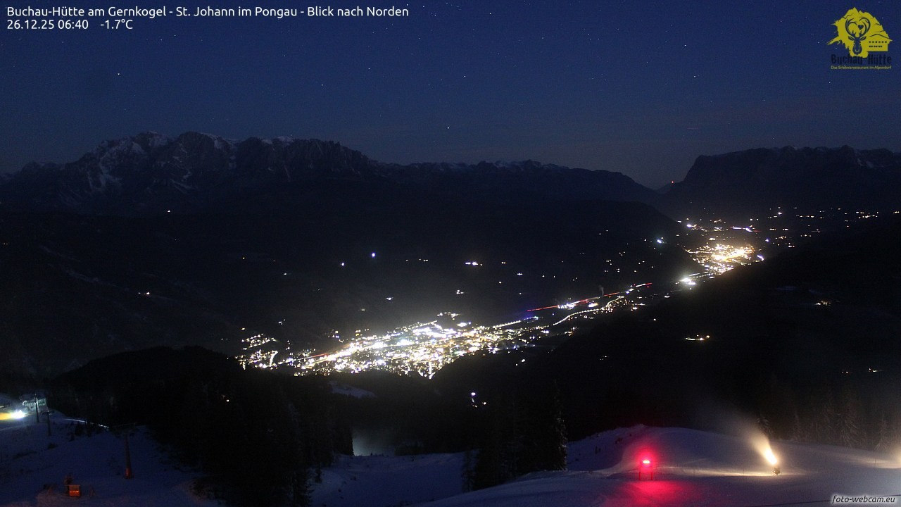 Archiv Foto Webcam Buchau-Hütte am Gernkogel - St. Johann