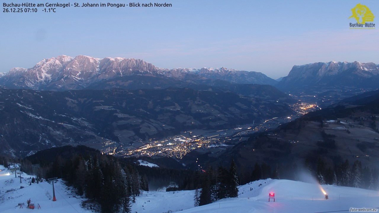 Archiv Foto Webcam Buchau-Hütte am Gernkogel - St. Johann
