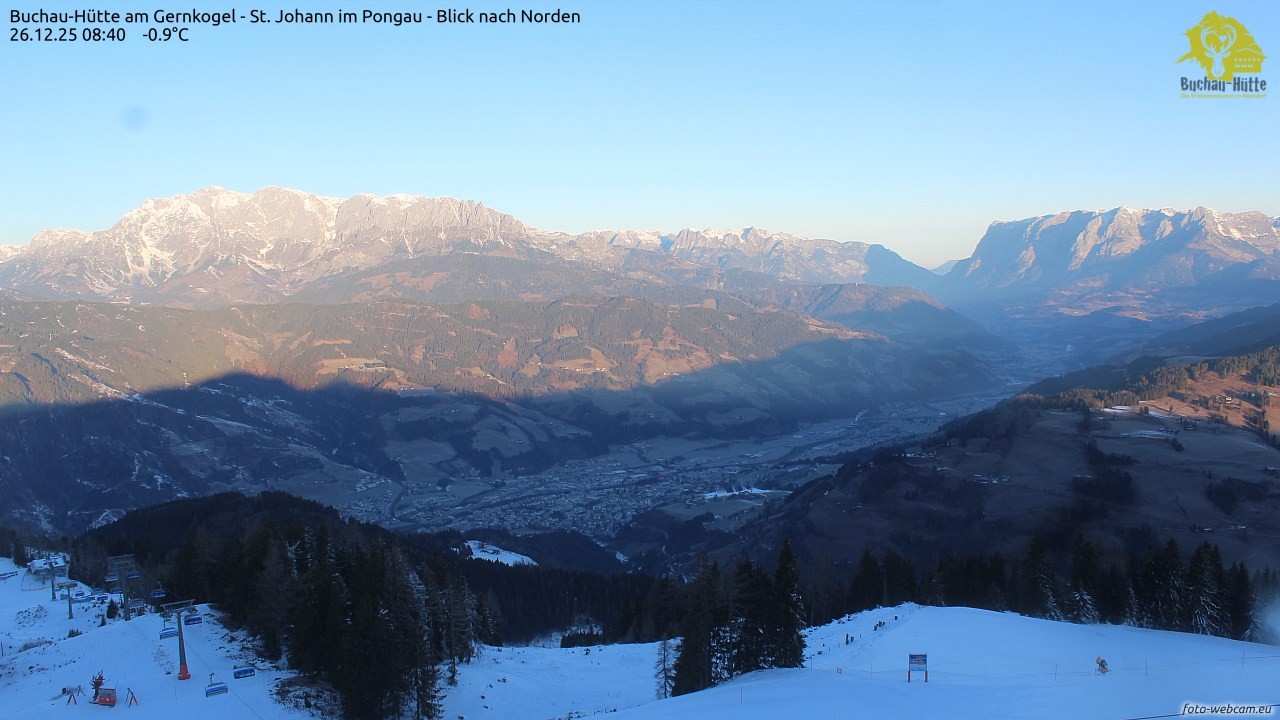 Archiv Foto Webcam Buchau-Hütte am Gernkogel - St. Johann
