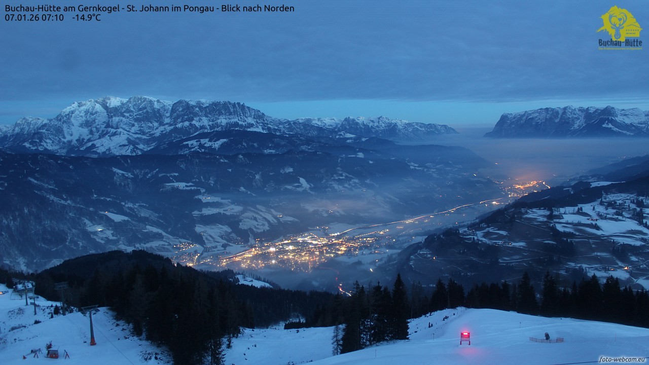 Archived image Webcam Gernkogel - View to the North