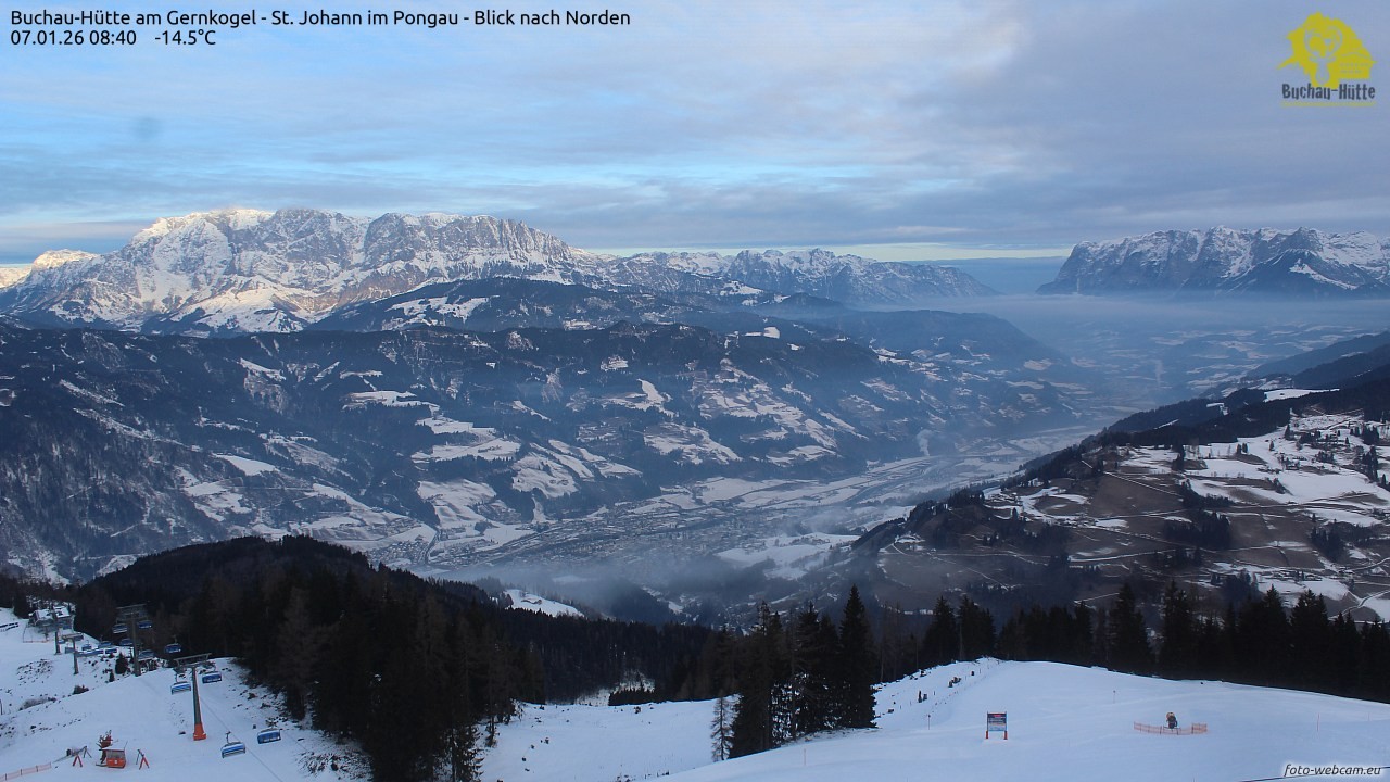 Archived image Webcam Gernkogel - View to the North