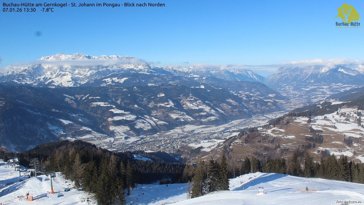 Archived image Webcam Gernkogel - View to the North