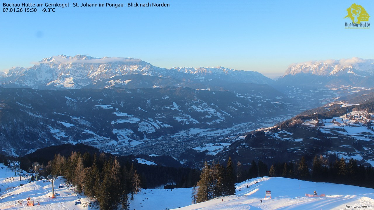 Archived image Webcam Gernkogel - View to the North