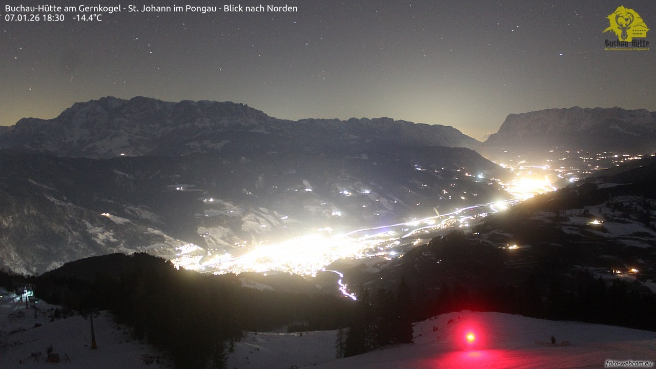 Archived image Webcam Gernkogel - View to the North